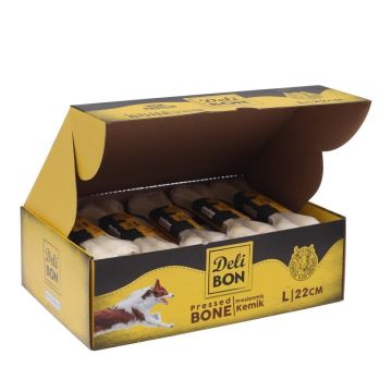 Delibon Kutulu Vakumlu Kemik 22cm 20adet - White