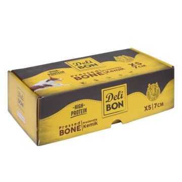 Delibon Kutulu Vakumlu Kemik 7cm 100adet - Natural
