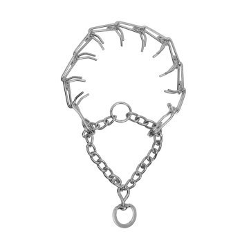 Doggie Eğitim Serisi Dikenli Boğma Zincir Köpek Boyun Tasması 3,5x55cm - Chrome