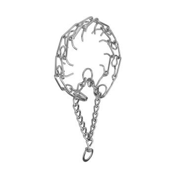 Doggie Eğitim Serisi Dikenli Boğma Zincir Köpek Boyun Tasması 4x60cm - Chrome