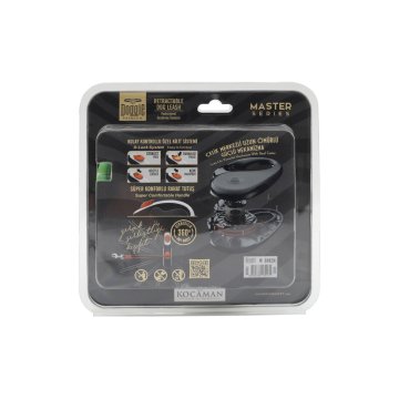 Doggie Master Serisi Otomatik Uzatma Tasması M-25kg-5mt - Green