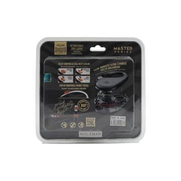 Doggie Master Serisi Otomatik Uzatma Tasması L-50kg-5mt - Red