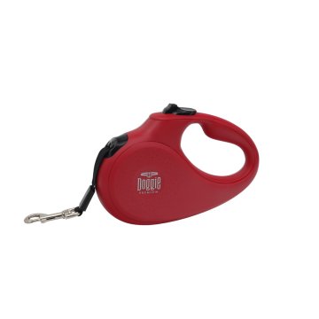 Doggie Master Serisi Otomatik Uzatma Tasması L-50kg-5mt - Red