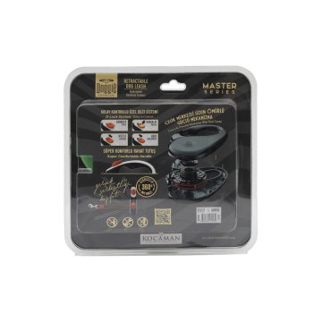 Doggie Master Serisi Otomatik Uzatma Tasması L-50kg-5mt - Black
