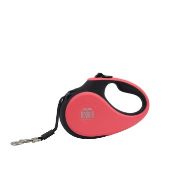 Doggie Soft Serisi Otomatik Uzatma Tasması XS-12kg-3mt - Pink