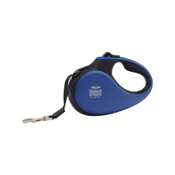 Doggie Soft Serisi Otomatik Uzatma Tasması S-15kg-5mt - Royal Blue