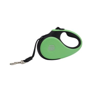 Doggie Soft Serisi Otomatik Uzatma Tasması M-25kg-5mt - Green