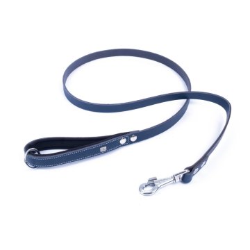 Doggie Konforlu Gerçek Deriden El Yapımı Köpek Gezdirme Kayışı 2x140cm - Royal Blue