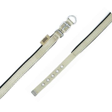 Doggie Konforlu Dokumadan El Yapımı Köpek Boyun Tasması 1,5x20-25cm - Khaki