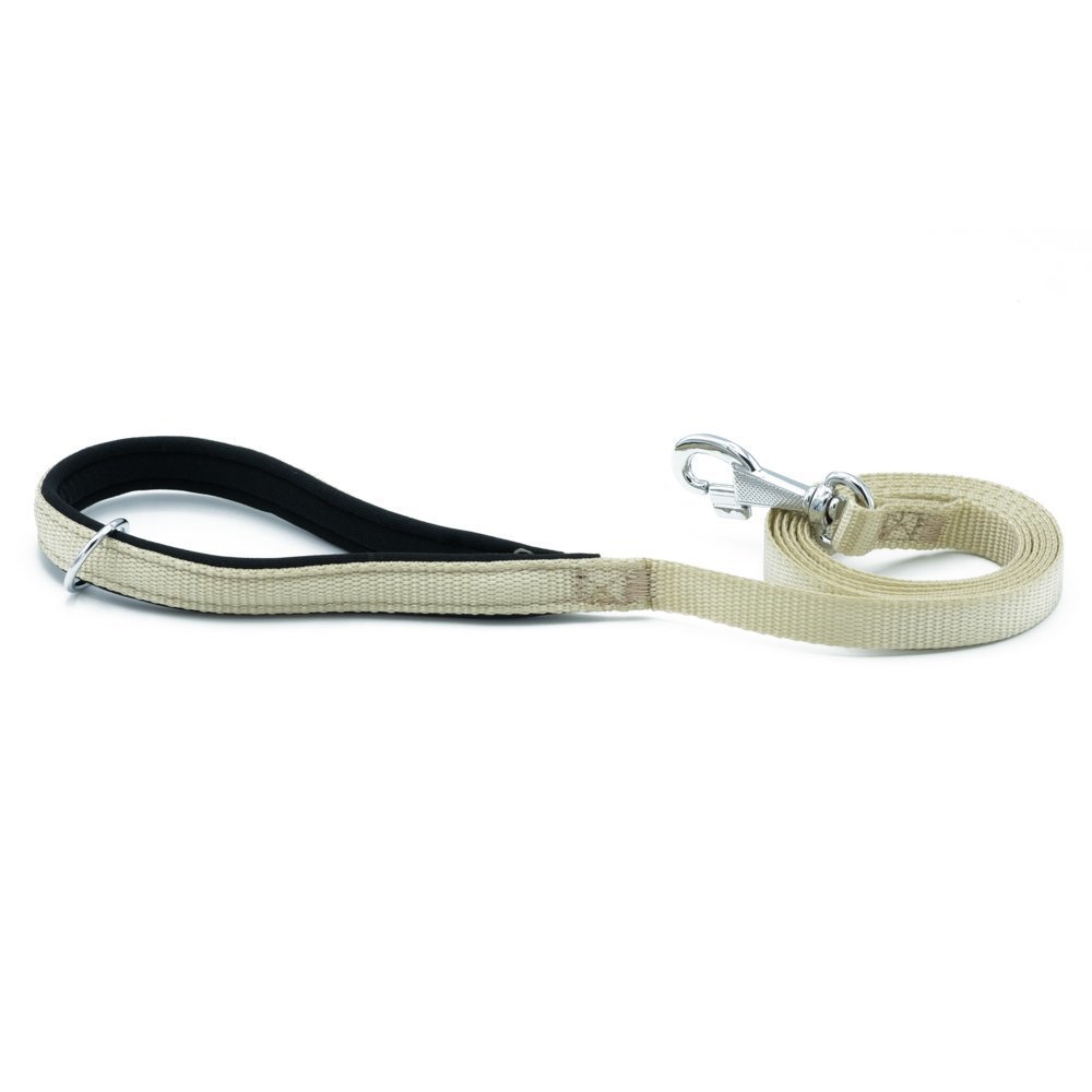 Doggie Konforlu Dokumadan El Yapımı Köpek Gezdirme Kayışı 1,5x160cm - Khaki