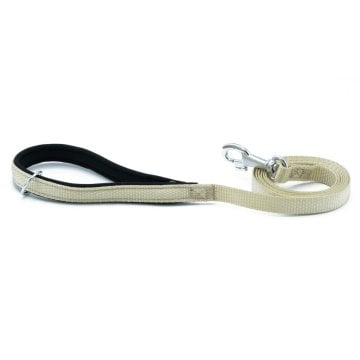 Doggie Konforlu Dokumadan El Yapımı Köpek Gezdirme Kayışı 1,5x160cm - Khaki