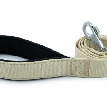 Doggie Konforlu Dokumadan El Yapımı Köpek Gezdirme Kayışı 3x100cm - Khaki