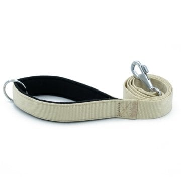 Doggie Konforlu Dokumadan El Yapımı Köpek Gezdirme Kayışı 3x100cm - Khaki