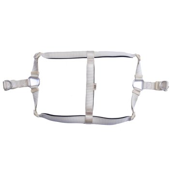 Doggie Konforlu Dokumadan El Yapımı Ronin Model Köpek Göğüs Tasması XL-2,5x65-75cm - Khaki