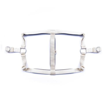 Doggie Konforlu Dokumadan El Yapımı Ronin Model Köpek Göğüs Tasması XXL-2,5X70-80cm - Khaki