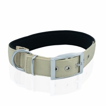 Doggie Elit Dokumadan El Yapımı Köpek Boyun Tasması 3x47-55cm - Khaki