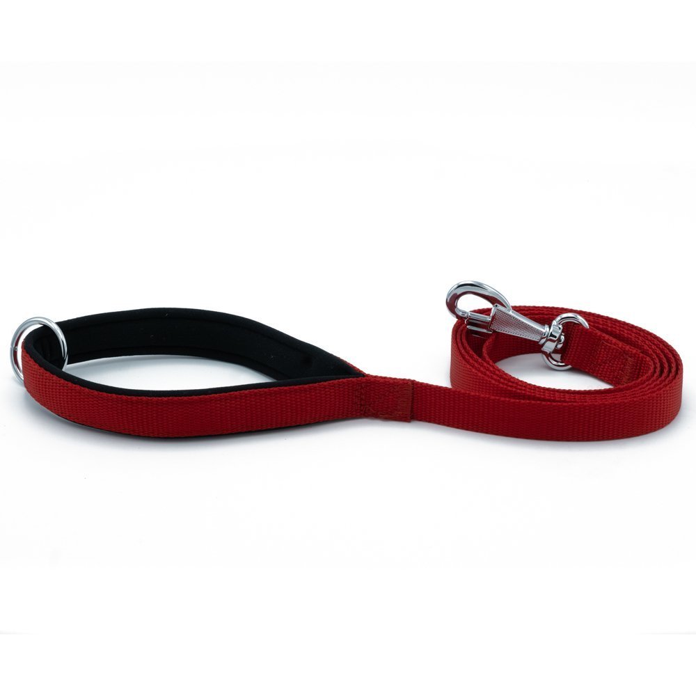 Doggie Konforlu Dokumadan El Yapımı Köpek Gezdirme Kayışı 2x140cm - Red