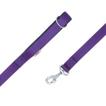 Doggie Konforlu Dokumadan El Yapımı Köpek Gezdirme Kayışı 2x140cm - Purple