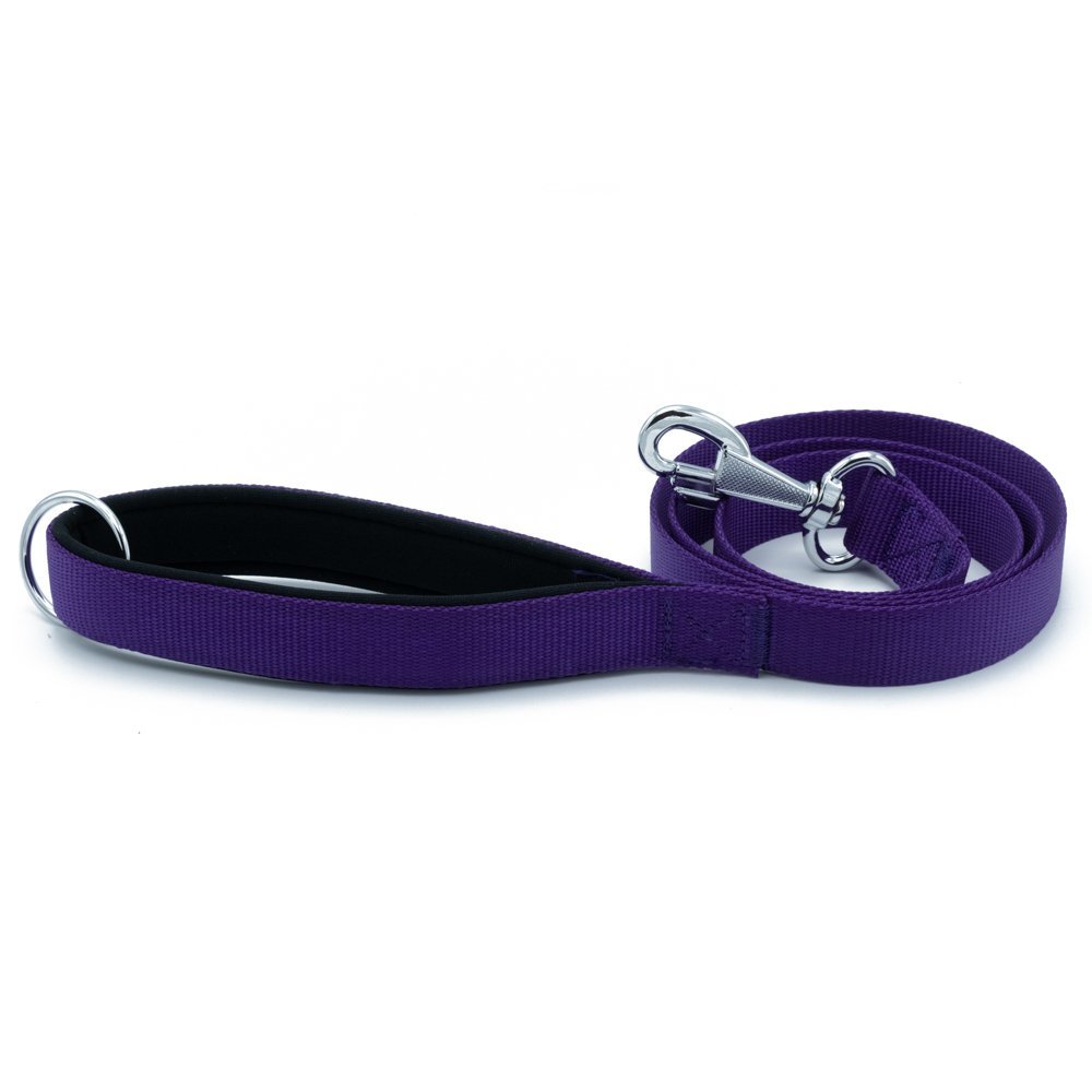 Doggie Konforlu Dokumadan El Yapımı Köpek Gezdirme Kayışı 2x140cm - Purple