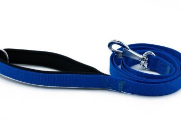 Doggie Konforlu Dokumadan El Yapımı Köpek Gezdirme Kayışı 2x140cm - Royal Blue