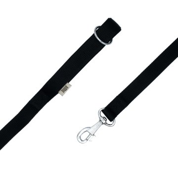 Doggie Konforlu Dokumadan El Yapımı Köpek Gezdirme Kayışı 2x140cm - Black