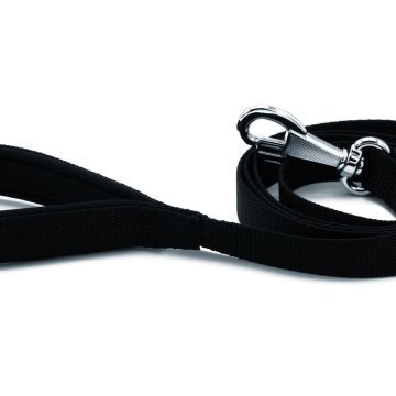 Doggie Konforlu Dokumadan El Yapımı Köpek Gezdirme Kayışı 2x140cm - Black