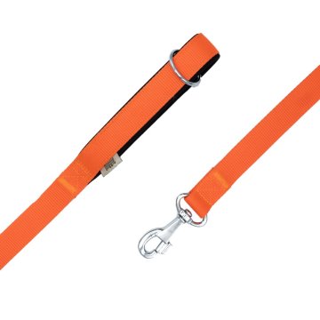 Doggie Konforlu Dokumadan El Yapımı Köpek Gezdirme Kayışı 2x140cm - Orange