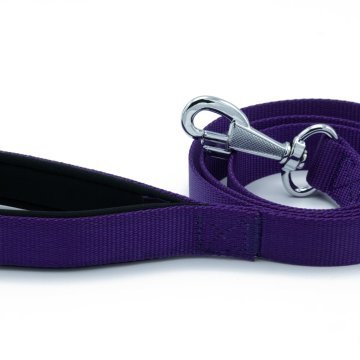 Doggie Konforlu Dokumadan El Yapımı Köpek Gezdirme Kayışı 2,5x120cm - Purple
