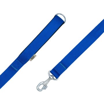 Doggie Konforlu Dokumadan El Yapımı Köpek Gezdirme Kayışı 3x100cm - Royal Blue