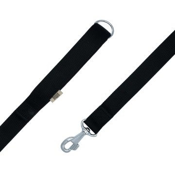 Doggie Konforlu Dokumadan El Yapımı Köpek Gezdirme Kayışı 3x100cm - Black