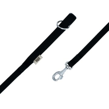 Doggie Konforlu Dokumadan El Yapımı Köpek Gezdirme Kayışı 1,5x160cm - Black