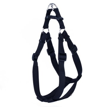 Doggie Konforlu Dokumadan El Yapımı Ronin Model Köpek Göğüs Tasması 3XL-3x75-85cm - Black