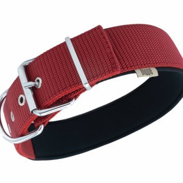 Doggie Palaska Dokumadan El Yapımı Köpek Boyun Tasması 5x50-60cm - Red