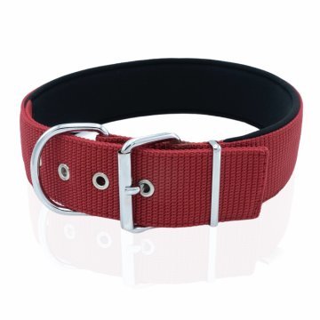 Doggie Palaska Dokumadan El Yapımı Köpek Boyun Tasması 5x50-60cm - Red