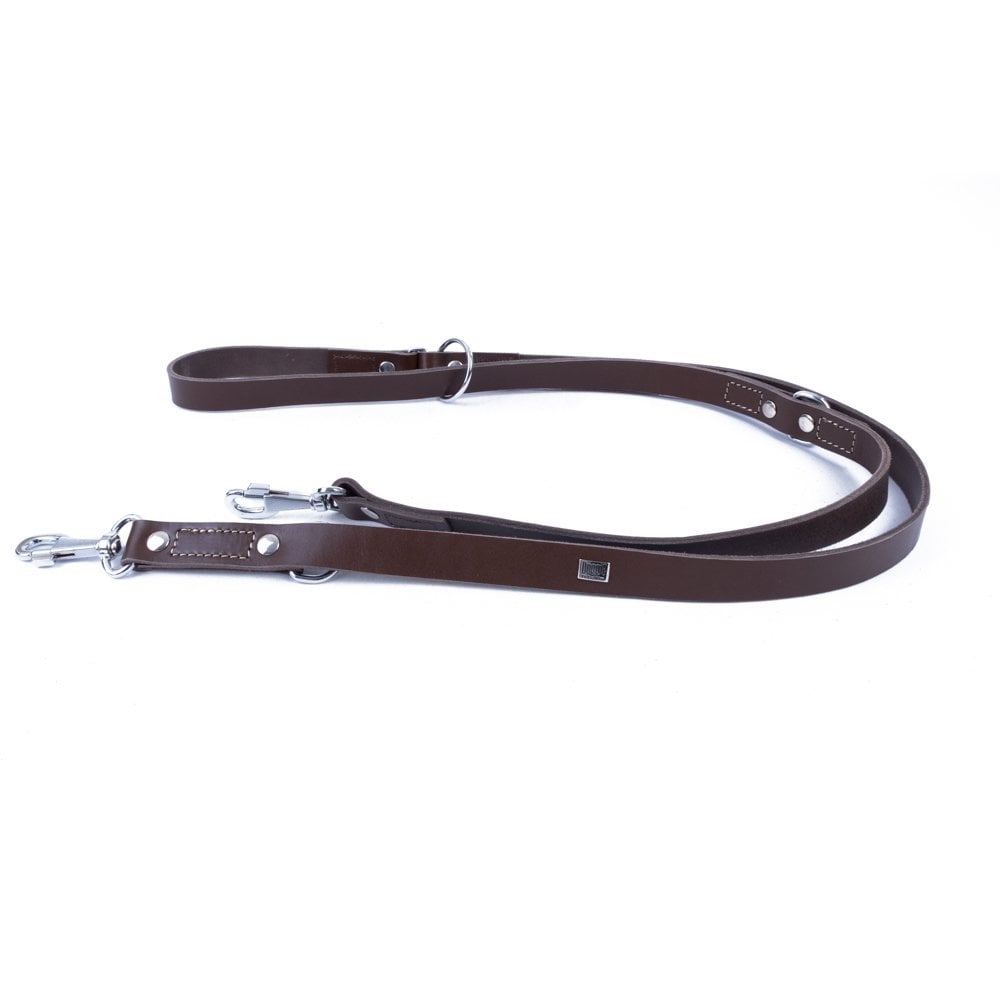 Doggie Ayarlanabilir Seri Klasik Gerçek Deriden El Yapımı  Köpek Gezdirme Kayışı