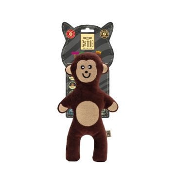 Cattie Matatabi İçerikli Kedi Oyuncağı Peluş Maymun 20Cm