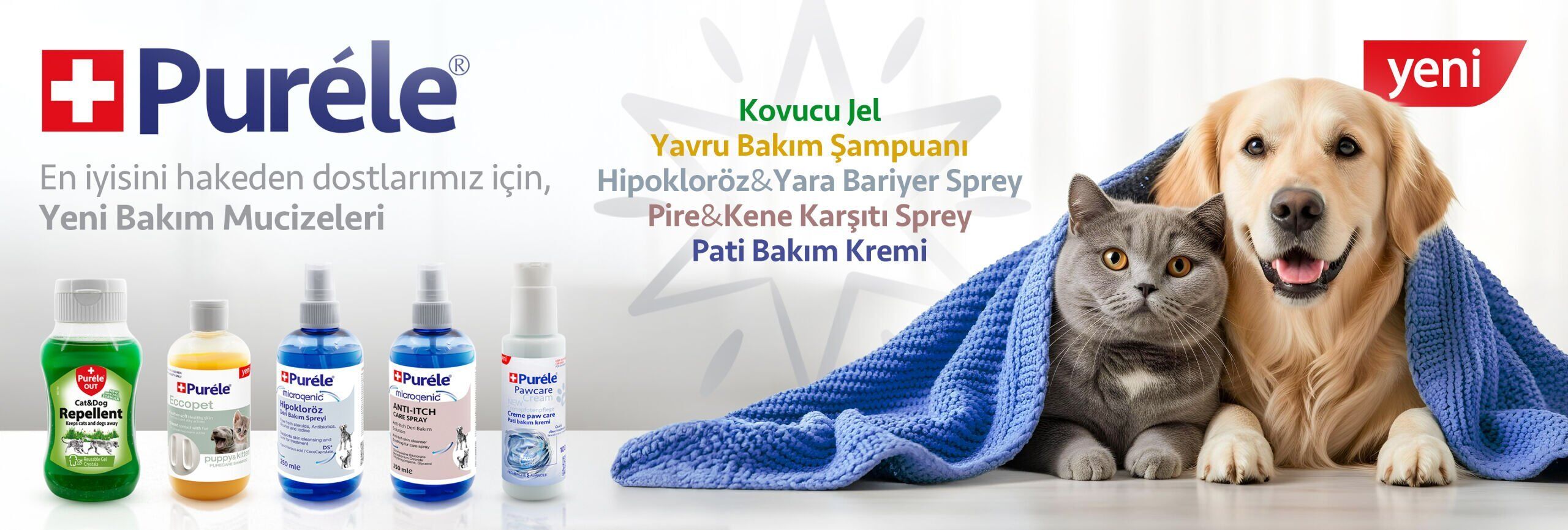 Köpekler için bitkisel pet bakım ürünleri