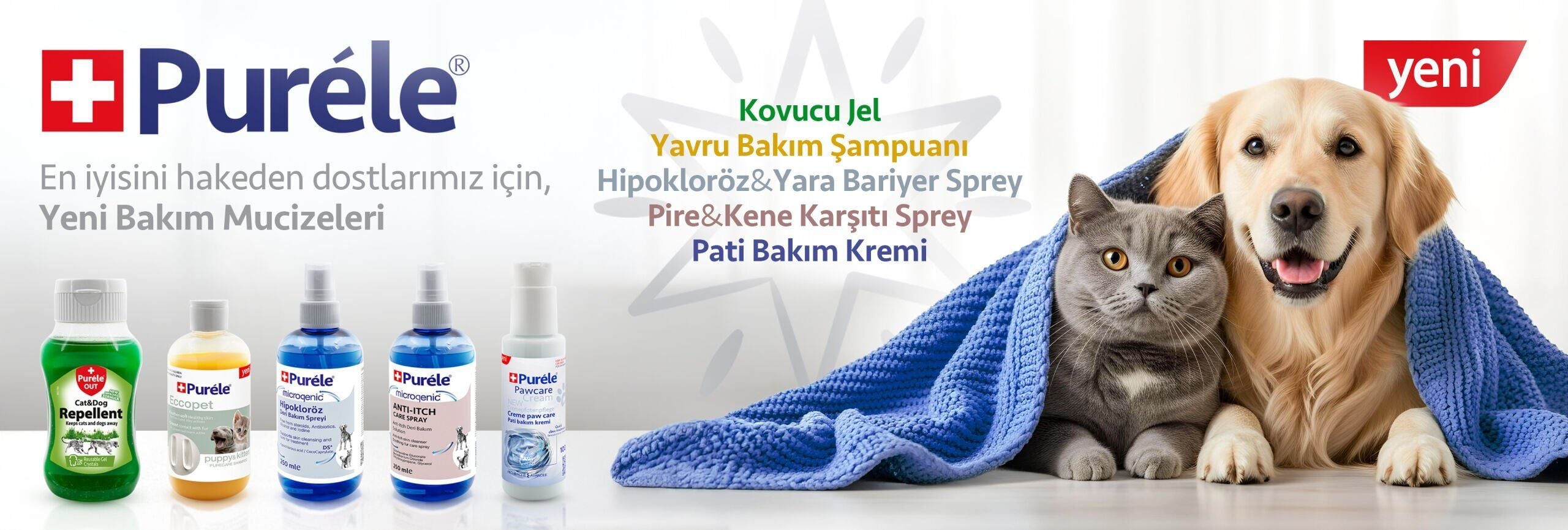 Köpekler için bitkisel pet bakım ürünleri