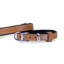 Doggie Leather Dog Collar 1.5x20-25cm