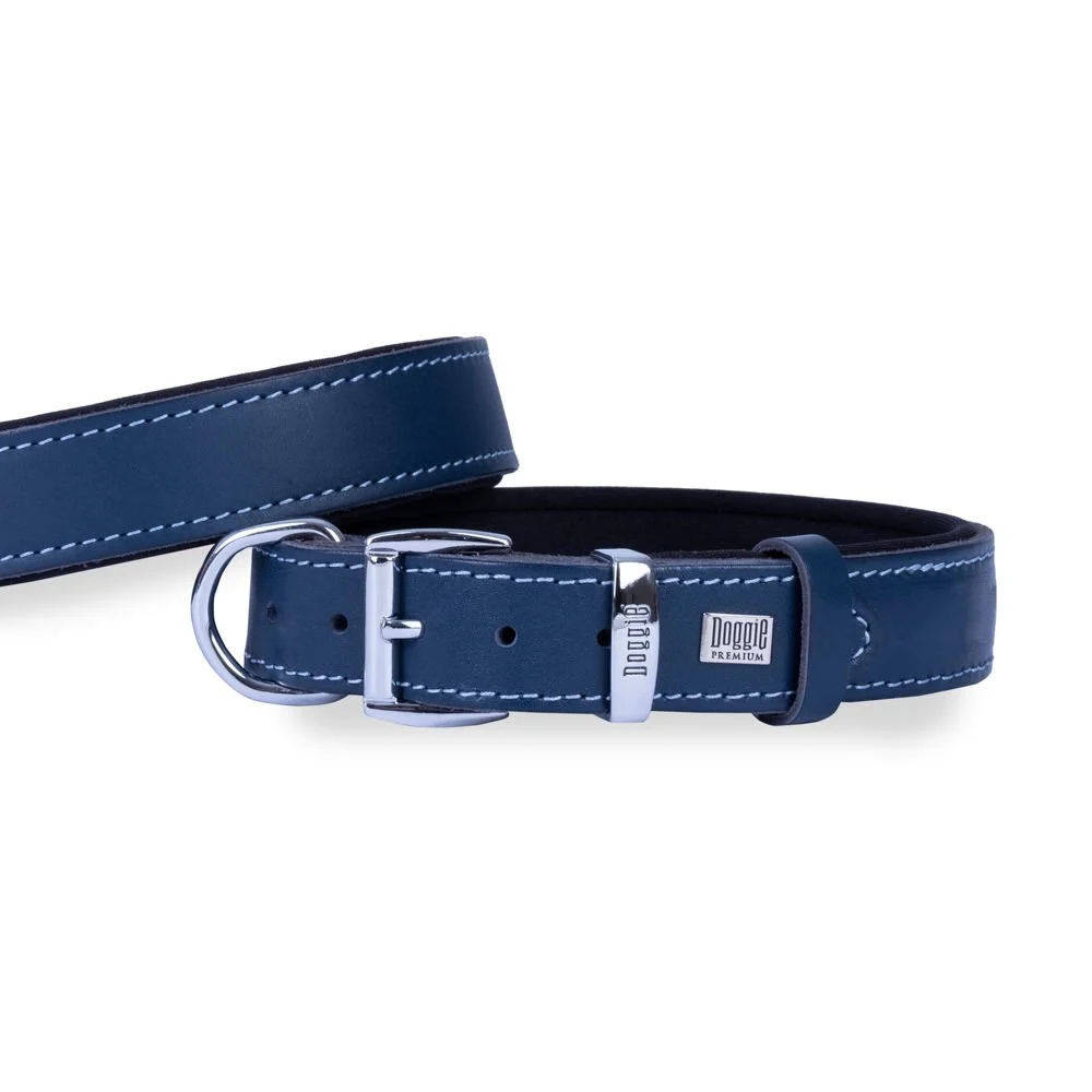 Doggie Leather Dog Collar 2.5x37-45cm