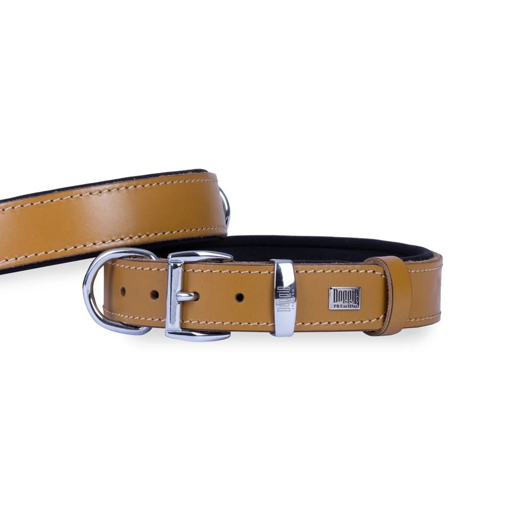 Doggie Leather Dog Collar 2.5x37-45cm