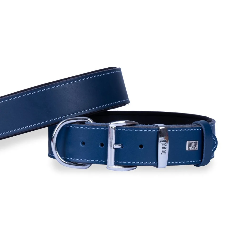 Doggie Leather Dog Collar 4x52-60cm