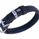 Doggie Oiled Leather Dog Collar 3x42-50cm