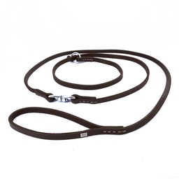 Doggie Yağlı Deri Eğitim Köpek Gezdirme Kayışı 2x140cm