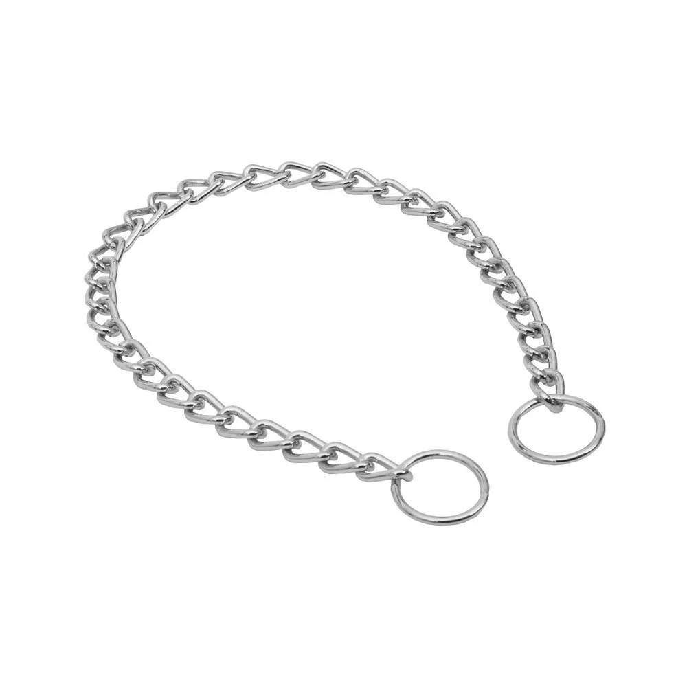 [BZT50CHROMEPLATED] Doggie Zincir Köpek Eğitim Tasması 0.30x35-45cm