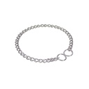 Doggie Stainless Steel Chain Dog Training Collar 0.30x30-40cm