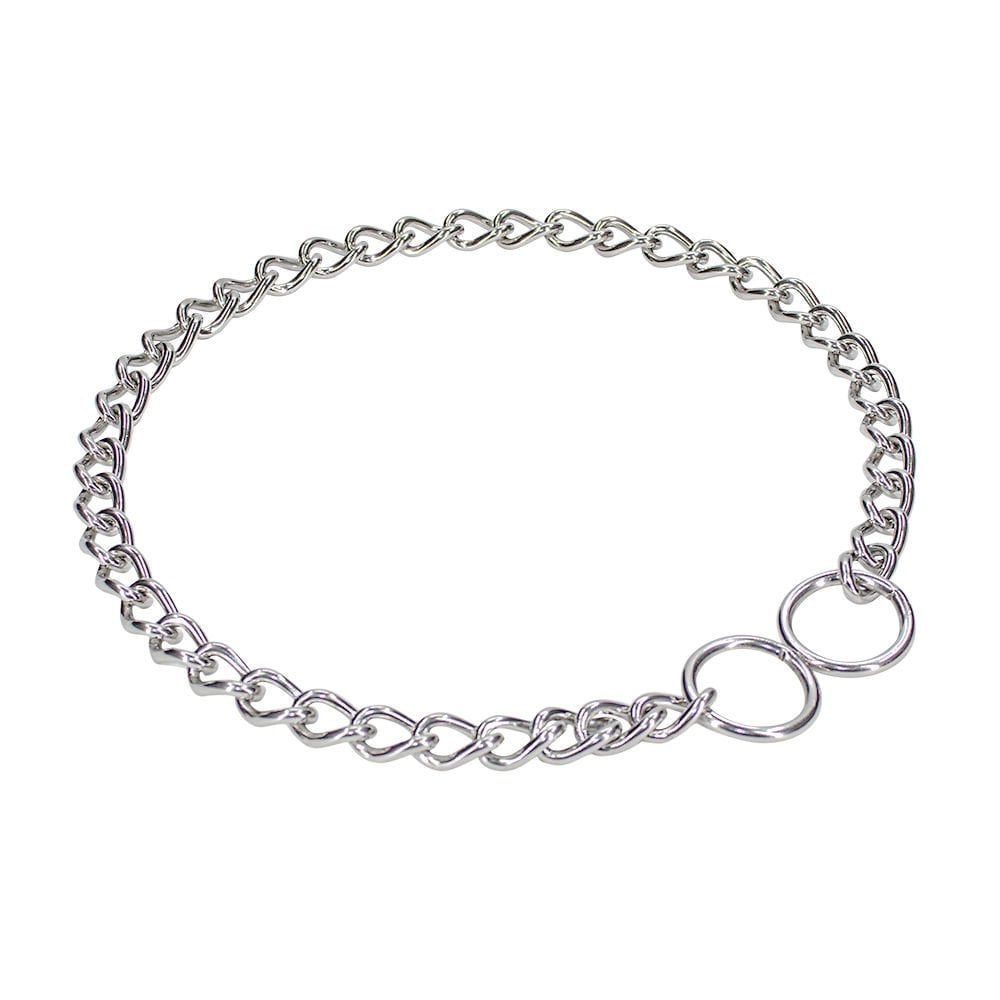 Doggie Stainless Steel Chain Dog Training Collar 0.35x50-60cm