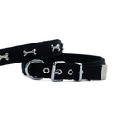 Doggie Bone Decorated Webbing Dog Collar 2x30-35cm