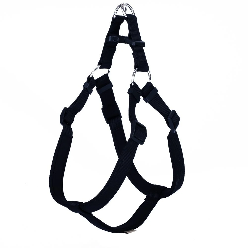 [DSGTXLBLACK] Doggie Ronin Dokuma Köpek Göğüs Tasması XL 65-75cm (Siyah)