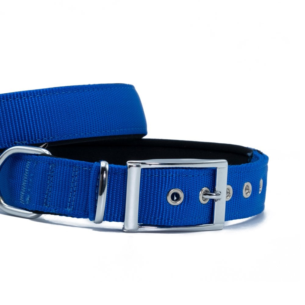 [DDBT3510LBLACK] Doggie Elite Webbing Dog Collar 3.5x52-60cm (Black)
